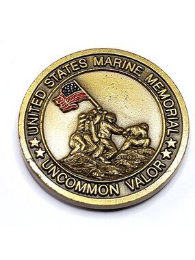 USMC Memorial Uncommon Valor Commemorative Coin United States Marine Corps